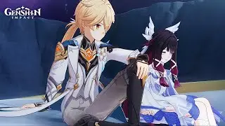 Traveler Shows The New Outfit To Columbina Cutscene | Luna IV Archon Quest | Genshin Impact 6.3