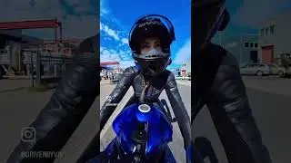 Compilation of my content career 😂 #bikerchick #bikergirl #cargirl #golf8r #yamahar1