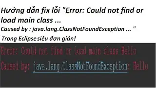 Hướng dẫn fix lỗi 