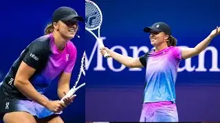 Iga Swiatek Dominates Male Player  | Team-Mate Walks Off Court at US Open!