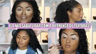 TRANSFORMEI UMA CACHEADA QUE NÃO SABIA LIDAR COM SEU CABELO + MAKE PELE NEGRA #DudaTransforma