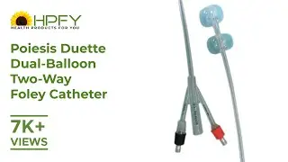 Poiesis Duette Dual-Balloon Two-Way Foley Catheter