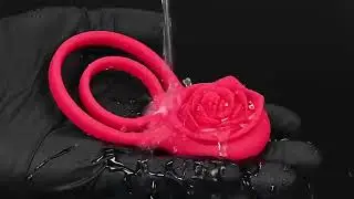 Vibrating Cock Ring Rose Clitoral Stimulator