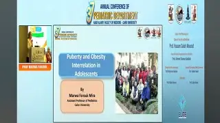 Puberty and Obesity Interrelation in Adolescents A. Prof Marwa Farouk Mira