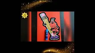 How to Draw a Ladybug Holding a Pencil & Make a Cute Puppet | Easy DIY #shorts #shortfeed #trending