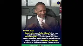SECRET BEHIND WHY RAILA LOST ELECTION 2017 AND 2022 - Babu Owino Opens