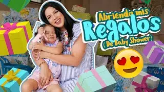 ABRIENDO TODOS LO QUE NOS REGALARON EN EL BABY SHOWER