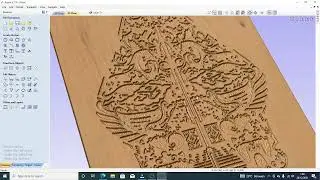 Ukir pintu dengan cnc | Aspire to G code
