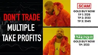 Почему каналы SCAM GOLD Signals в Telegram используют множественные тейк-профиты. Настоящее мошен...