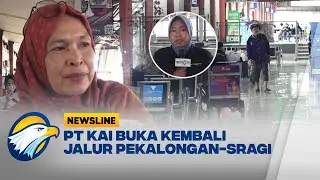 PT KAI Buka Kembali Jalur Pekalongan - Sragi Dengan Kecepatan Terbatas - [Newsline]