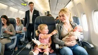 Wenn ich meinen Keks teile… bleibst du?“ fragte das CEO-Mädchen die arme Mutter im Flugzeug