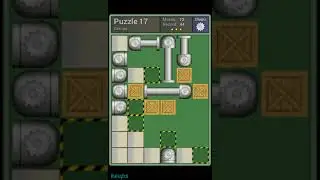 Pushing Machine (Genius) Level Puzzle 17 - Perfect Solution