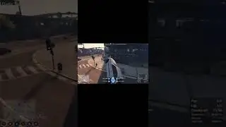 Matt goes flying during a race