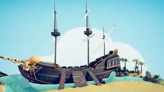 PIRATE SHIP IN TOTALLY ACCURATE BATTLE SIMULATOR TABS