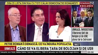 ROMANIA EXCLUSIV, cu Simona Gheorghe, 24.01.2026. Roman demolează ”bolșevicii” USR-iști și AUR.
