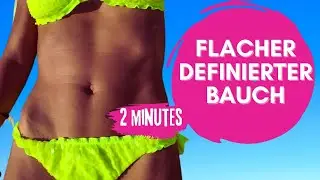 2 Min.Summer Abs Workout / Bauch Workout schnell / 4 &Uuml;bungen f&uuml;r flachen, definierten Bauch.