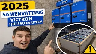 Victron 3 fasen setup bouwen met 48kwh zelfbouw LiFePo4 accu. Samenvatting 2025