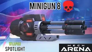 Mech Arena - Weapon Spotlight - Heavy Duty: Minigun - 8