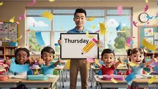 Learn Days of the Week for Kids Sunday to Saturday Fun Classroom Animation