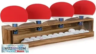 Ping Pong Paddle Storage Rack Table Tennis Racket Display Wall Mounted