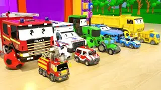 Finger Family - Turning into a big truck (study color) - Baby Nursery Rhymes & Kids Songs