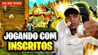 LIVE FF 🔥 FREE FIRE - AO VIVO 🔥 4X4 + 6X6 COM INSCRITOS 🔥 SALA PERSONALIZADA  🔥JOGANDOO  RANQUEADA 🔥