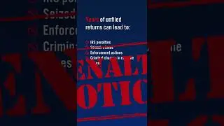 Unfiled Tax Returns? It's not too late!