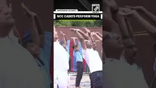 NCC cadets perform yoga in Ahmedabad ahead of International Yoga Day
