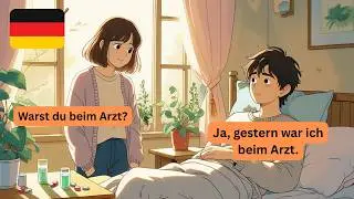 German A1–A2 Conversations 🇩🇪 | Wohnen & Gesundheit | Deutsch Sprechen Lernen (Part 2)