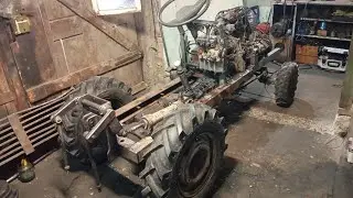 Suzuki Maruti kistraktor/ Hidraulika építés