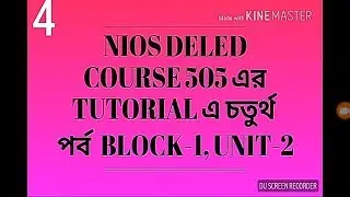 #4 Nios Deled 505 Tutorial Block-1 Unit-1