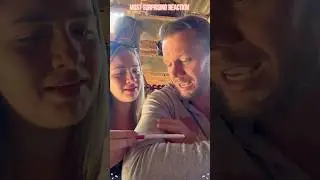 Most surprising reaction 🥰❤️#pregnant #usa #pregnancyannouncement #surprise #parentreaction