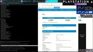 PS4 PRO BENCHMARK geekbench 4.3.3-1 | AMD JAGUAR | Psxitarch Linux v2  |