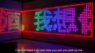 Flexible waterproof Pixel curtain lights lights up your life colorful; #curtainlights #roselighting