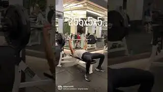 How to INCREASE your bench press w/ 5x5 75% 1RM #shorts