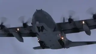 AC-130W Stinger II Flying Gunship - Landing