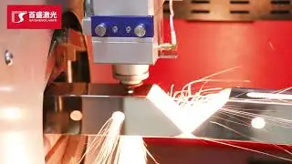 Baisheng Laser - 45 degree square pipe cutting for seamless split joint