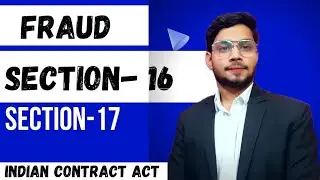 #Fraud || in Free Consent || Indian Contract Act.