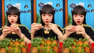 ASMR Spicy Egg Mukbang 🔥 Crunchy & Juicy Eating Sounds | Satisfying Food Video
