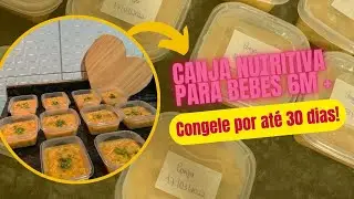 CANJA NUTRITIVA PARA BEBÊS 6M+