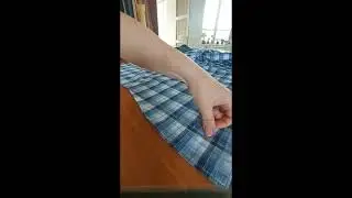 укоротить рубашку с фигурным низом