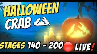 🔴 THAT SPOOKY CRUSTACEAN! | Halloween Mega Crab Stages 140-200 | Boom Beach