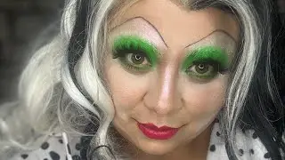 CRUELLA DE VIL MAKEUP TUTORIAL | 1956 Classic Villain Glam Transformation
