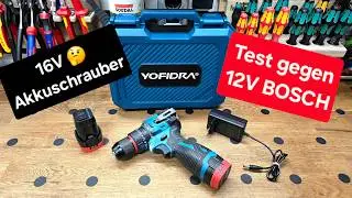 16V Akkuschrauber gegen BOSCH 12V Akkuschrauber | RPH
