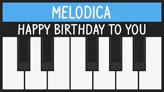How to play Happy Birthday to You - Melodica Tutorial - Feliz Cumplea&ntilde;os
