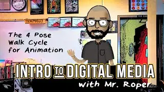 Animating a 4 Pose Walk Cycle Part 1