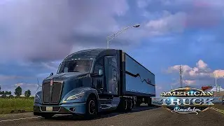 American Truck Simulator. Kenworth T680 Update. Выполняем контракт  компании VCTPanel.
