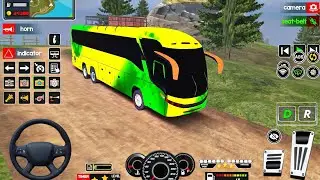 Real Bus Driving Games 2025 - Coach Bus Realistic Offroad Driving Video Game - Android GamePlay
