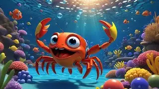 Three Colorful Crabs Count to Ten | Fun Counting Song for Kids | Nursery Rhymes and Baby Songs