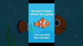 Only 1% Notice This Error in Finding Nemo!😱 #GrammarMistake #FindingNemo #LearnEnglish #GrammarQuiz